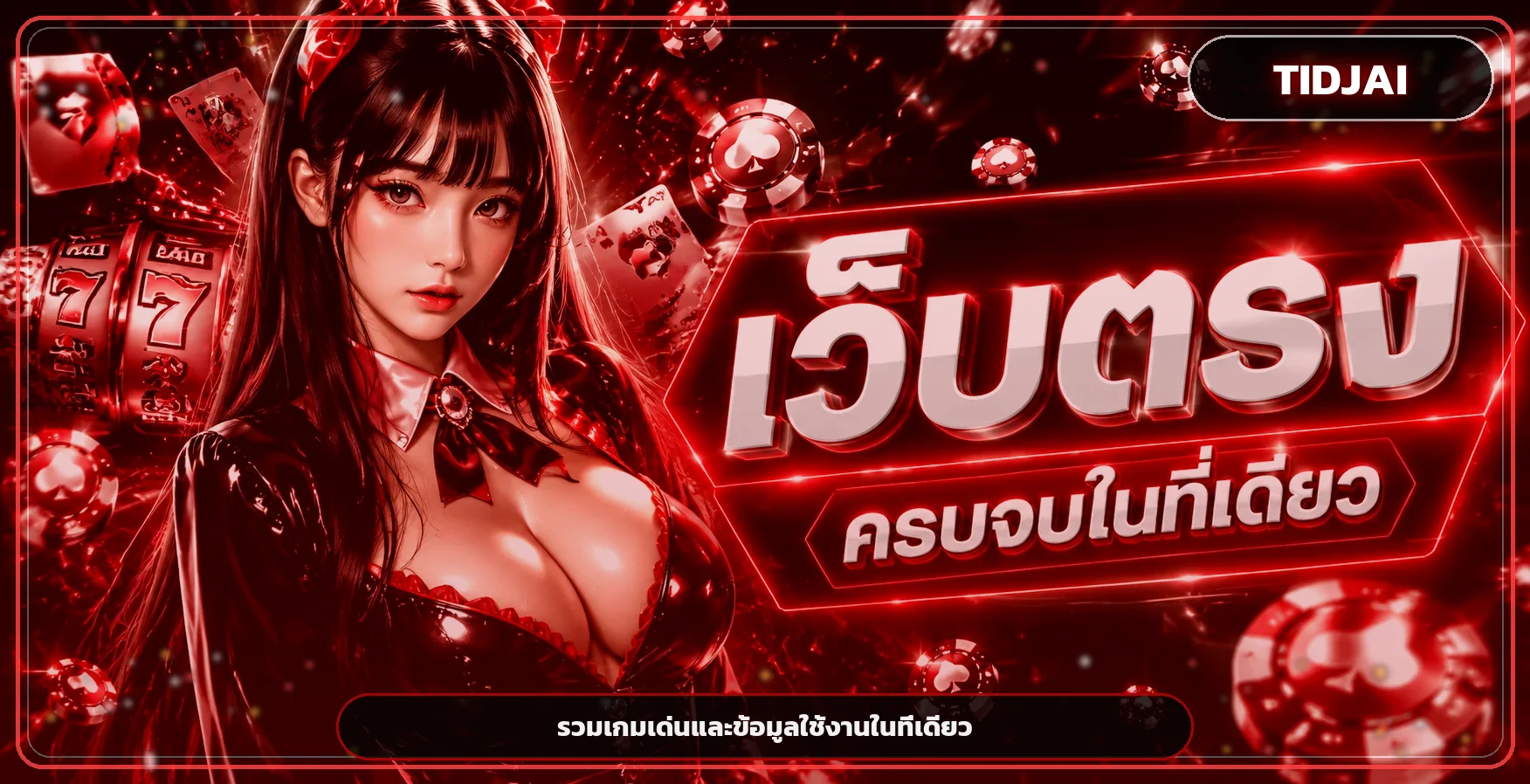 แบนเนอร์ TIDJAI ทางเข้าเล่นและหมวดเกมออนไลน์